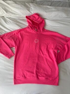 Bear Lake Neon Pink Hoodie L